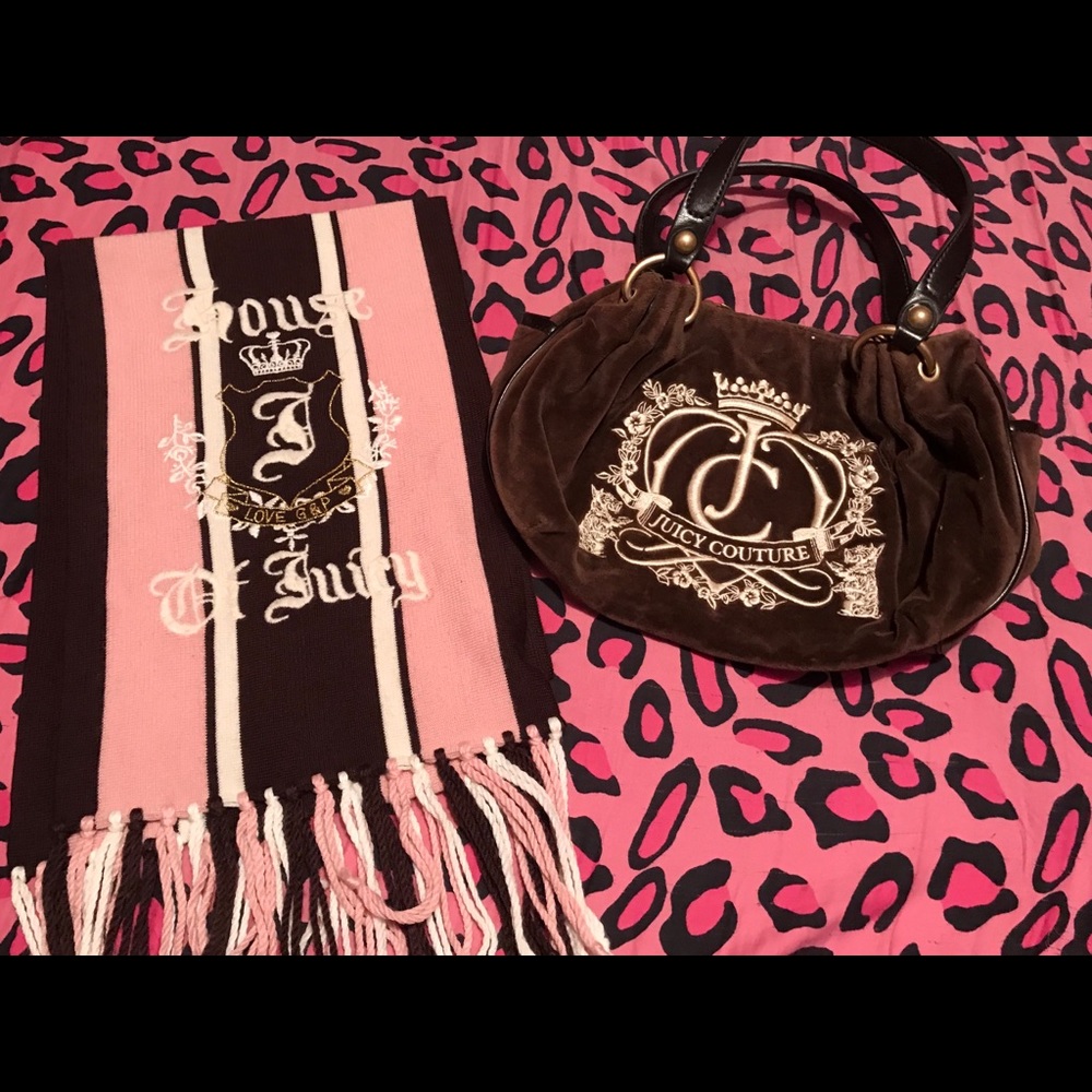 COPY - Juicy couture purse & scarf bundle